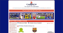 Desktop Screenshot of championtours.co.za